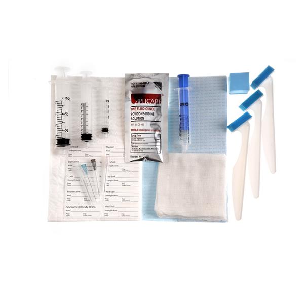 Tray Epidural Single Shot w/o Needle Latex 20/Ca